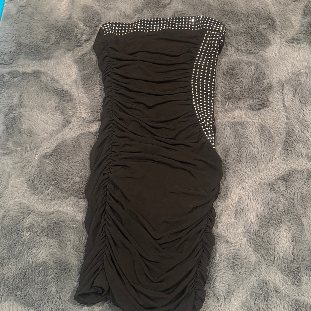 Ruby Rox Black Strapless Dress size Small